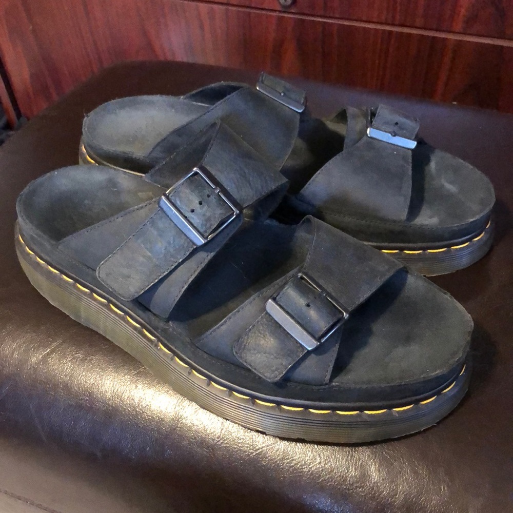 Dr Martins leather sandals. Exc cond. sz 10.5